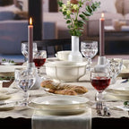 Villeroy & Boch Manoir Pasta Bowl/Soup Plate, 9 in, Premium Porcelain, White