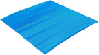 Restaurantware 12" x 12" Rippled Aluminum Foil Food Wrap and Fry Basket Liner: Perfect for Restaurant Take Out Bakeries and Food Trucks - Electric Blue Foil Sandwich Wraps - 500-CT