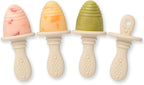 PrimaStella Silicone Petite Pops - Baby Popsicle Mold - BPA Free - Dishwasher Safe - 4 months+ (Oat Teether Pops)