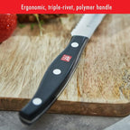 ZWILLING Twin Signature 6-Piece Razor-Sharp German Knife Block Set, Made in Company-Owned German Factory with Special Formula Steel perfected for almost 300 Years, Dishwasher Safe