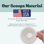 1.5 Tablespoon (23 mL) Long Handle Scoop for Measuring Coffee, Pet Food, Grains, Protein, Spices and Other Dry Goods (Pack of 10)