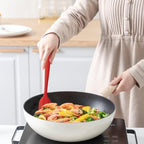 8 Pieces Silicone Spatulas, 8.3 inch Small Spatulas Non-stick Heat-Resistant Non-stick with Stainless Steel Core For Cake Cream Cooking Gadget (Red)