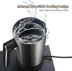 CIRAGO Milk Frother 4 in 1 Electric Milk Steamer Automatic Hot & Cold Foam Maker and Milk Warmer for Latte, Cappuccinos, Macchiato, Hot Chocolate Milk