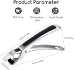 SOLEADER Plate Gripper Compatible With Instant Pot Accessories, Air Fryer Pans Gripper, Hot Plate Bowl Retriever For Egg Custard For Jidangeng, For Microwave Toaster Oven Steamer, Pack of Two