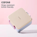 CAROTE Bento Box for Kids, Lunch Box Kids with 8oz Thermos for Hot Food, Lunch Container for Girls Boys, 3 or 5 Compartments with 2 Removable Dividers, BPA Free/Leak Proof/Dishwasher Safe