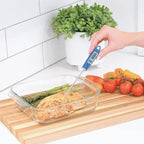 Escali DH1 Gourmet Digital Meat Thermometer with Extra Long Probe, NSF Certified, Blue