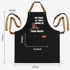 REHAVE Funny Gifts for Men and Women – Naughty Birthday Gifts for Husband, Boyfriend, Fiance, Guy, Him, Friends – Grilling gifts – Unique Birthday Gifts – Men's Cooking BBQ Apron Joke Gifts for Him