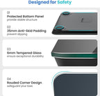 Etekcity Scale for Body Weight, Digital Bathroom Scales for People, Most Accurate to 0.05lb, Bright LED Display & Large Clear Numbers, Upgraded Quality for the Elderly Safe Home Use, 400 lbs