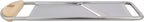 Handheld Mandoline Slicer for Kitchen - Stainless Steel Flat Mandolin with Cherrywood Handle - Julienne Cutter for Vegetable and Fruits - Italian Made Kitchen Gadgets by Kings County Tools