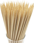 HOPELF 6" Natural Bamboo Skewers for BBQ，Appetiser，Fruit，Cocktail，Kabob，Chocolate Fountain，Grilling，Barbecue，Kitchen，Crafting and Party. Φ=4mm, More Size Choices 8"/10"/12"/14"/16"/30"(100 PCS)
