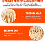 10 Inch (400 Pack) Natural Bamboo Skewers Wide Flat Paddle Bamboo Wood Picks for Grilling, Appetiser, Fruit, Cocktail, Kabob, Barbecue, Sausage