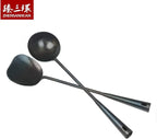 ZhenSanHuan Hand Hammered Carbon Steel Spatula Long Handle Chuan Wok Tool