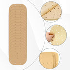 400PCS 6.3 Inch Square Air Fryer Parchment Paper Liners Disposable, Unbleached Air Fryer Sheets with Holes, Perforated Steamer Liners for 2-5QT Basket Air Fryer Microwave Oven Frying Pan Plate