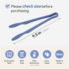 carrotez Silicone Tongs for Cooking, Anti-Slip,Non-Scratch Kitchen Tongs 9.5 inch Silicone Tongs 1Pack - Blue