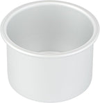 Restaurantware-Met Lux 4 x 3 Inch Straight-Sided Baking Tin, 1 Round Cake Pan - Oven-Ready, Freezable, Anodized Aluminum Round Baking Pan, Greaseproof, for Layer Birthday Cake