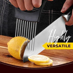 2025 Upgraded Onion Slicer, Onion Holder Chopper for Slicing, Chopper Slicer Assistant Tool, Cutter for Slicing of Meat, Potato, Tomato Kitchen Gadgets (1, Max)