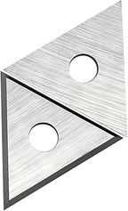 Paint Scraper Carbide Blades Double-Edged Reversible Replacement Blade (1" Triple-Edge Triangle) By LU&MN