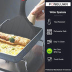 Silicone Wide Turner/Spatula Kitchen Spatulas Nonstick Cookware for Cooking & Serving Heat-Resistant BPA Free Cooking Utensils