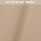 Leather Desk Mat,1.8mm Thick,16x60 Inch Desk Cover,Desk Protector Mat,Dresser Cover Top,XL Desk Mat,Table Top Protector,Dresser Protector Top,Desk Cover Protector(Light Brown+Gray,16x60)