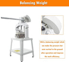 INTSUPERMAI Dough Divider Cutter Machine 40pcs Dough Divider and Rounder Machine Manual Dough Lump Spacer Machine 0.95oz-5.08oz(27g-144g) Weight of Cut Dough for Bakery