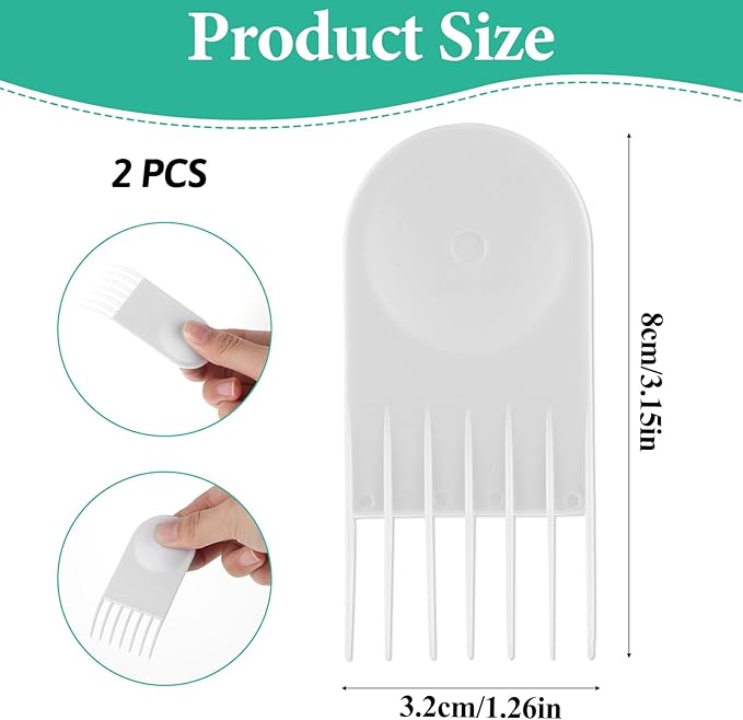 2 Pcs Vegetable Chopper Cleaning Tool Salad Chopper Onion Chopper Vegetable Cutter Cleaning Brush for Fullstar Vegetable Chopper Fruit Vegetable Chopper Cleaner Comb Tools for Vidalia Chop Wizard