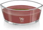WoodWick Cinnamon Chai Holiday Candle Gifts for Women and Men, 16 oz Ellipse Candle with Crackling Wick