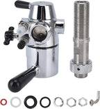 Beer Bottle Filler, No Foam Counter Pressure Bottle Filler with Removable Clip Lock 304 Stainless Steel Fast Filling Glass Bottle Filling Tool for Beer & Wine
