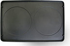 Swissmar Replacement Grill Plate for Classic, Stelvio, Zermatt & Eiger Raclette Models – Reversible Cast Iron Griddle Hot Plate for Indoor Electric Grilling, BBQ, and Griddle Cooking