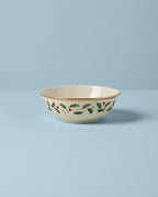 Lenox 883431 Holiday Place Setting Bowl, Red & Green, Christmas Dinnerware