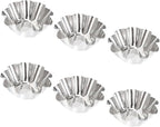 Unomor Pcs Stainless Steel Sauce Dish Egg Tart Tins Egg Tart Shell Baking Pan Puto Molder Filipino Baking Supplies Dish Mini Paper Cups Mold Cake Portuguese s
