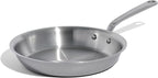 Made In Cookware - 10-Inch Stainless Steel Frying Pan - 5 Ply Stainless Clad - Professional Cookware - Crafted in Italy - Induction Compatible