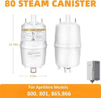 Upgrade 80 Steam Canister for Aprilaire Steam Humidifier Models 800, 801, 865, 866, 80 Replacement Canister OEM Substitute for Aprilaire Canister, 2 Pack