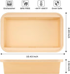 Super Ice Cube Tray 6 Cups Huge Ice Big Silicone Freezing Mold with Lid, for Soup&Meal, Prep Food Leftovers Freezer Storage Container, for Ice bath, 2Pack