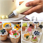 Large Pastry Bags Disposable, 100 Pcs 24 Inch Thickened Strong Decorating Bags for Frosting, Royal Icing, Professional Cake Supplies for Baking and Decorating