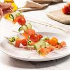 Comfy Package [Case of 5,000] 10 Inch Bamboo Wooden Skewers For Grilling, Shish Kabob, Fruits, Appetizers, and Cocktails