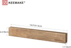 KEEMAKE Magnetic Knife Holder for Wall 16 inch Acacia Wood Knife Magnetic Strip, Powerful Neodymium Magnet Knife Hanger Knife Bar for Kitchen knives