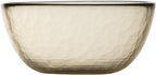 FORTESSA Los Cabos Tableware, 16-Piece Glass Dinnerware Set with 4 Dinner Plates, 4 Salad Plates, 4 Coupe Bowls and 4 Cereal Bowls, Dishwasher-Safe Glass Plate Set, Ginger Root