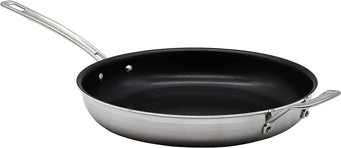 Cuisinart 15 Piece Cookware Set, MultiClad Pro Triple Ply, Silver, MCP-15N