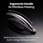 No Peeling Required Garlic Press Stainless Steel with Detachable Handle for Coarse Mincing - Premium Garlic Mincer Tool, Rust-Proof, Easy to Clean, Dishwasher Safe Garlic Crusher with 5-Year Warranty