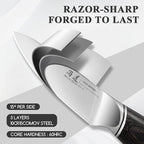SHANGDAO 3.7 inch Paring Knife, 3 Layers VG10 Alloy Steel Fruit Vegetable Peeling Knives, Pakkawood Handle, Razor Sharp Small Kitchen Knife with Gift Box