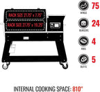 recteq Pellet Grill - Deck Boss 800, Pellet Smoker Grill, Wi-Fi-Enabled, Electric Pellet Grill, Grilling Essentials Bundle