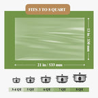 Slow Cooker Liners, 60 Cooking Bags, Large Disposable Pot Liner Plastic Bags for 3QT to 8QT Slow Cookers, 13 in. x 21 in.