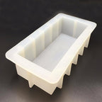 1L Flexible Rectangular Soap Silicone Mold Candle Making for Homemade Soap Crafts
