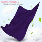 Mulberry Silk Pillow Cases 2 Pack King Size 20x36 Inches with Hidden Zipper, Ultra Smooth and Soft Breathable Cooling Silk Satin Pillowcase Set of 2, Better for Hair and Skin, Gifts for Women Men