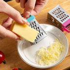 6Pcs Stainless Steel Mini Cheese Graters Kitchen Square Slicer Ginger Mini Zester Vegetable Grater Food Shredder 2.63X1.45X1.06Inch