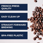 Clever Coffee Dripper and Filters, Large 18 oz, Original Classic Design, Safe BPA Free Plastic, Drip Coffee Maker, Pour Over, 100 Filters, Coaster and Lid