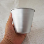6 PCS Tart Pan Set, Aluminum Popover Pans, Individual Yorkshire Pudding Cup Molds, Deep Round Dish for Egg Tart, Muffin, Cupcake (3.58x 2.28x 3.15 Inch)