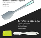To encounter Silicone Spatula, 7 Pieces Seamless Spatula Set, Nonstick Turner Spatulas for Baking, Cooking & Mixing, Dishwasher Safe