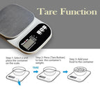 Themisto TH-WS15 Electronic Digital Kitchen Weighing Scale |10 Kg|Back Light LCD| Made in India with 1 Year Warranty