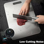 Katuchef Titanium Cutting Board 2025 New Upgrade Pure Titanium Cutting Boards for Kitchen Double Sided Cutting Boards Non Toxic,Hygiene Durable Chopping Board Suitable for Dishwasher Safe (3PC:S+M+L)
